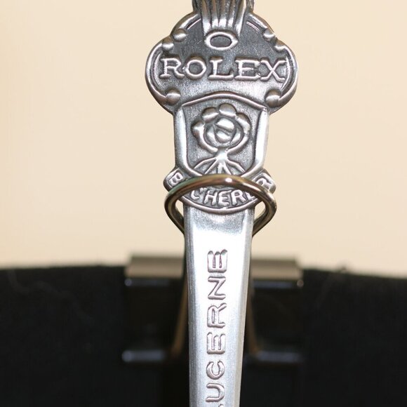 Rolex Bucherer Watches Lucerne Silver Plated Collector Spoon Switzerland - Picture 4 of 8